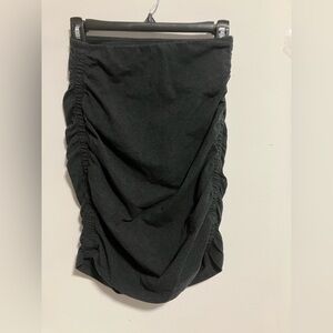 TNA Elegant Black Ruched tube  top